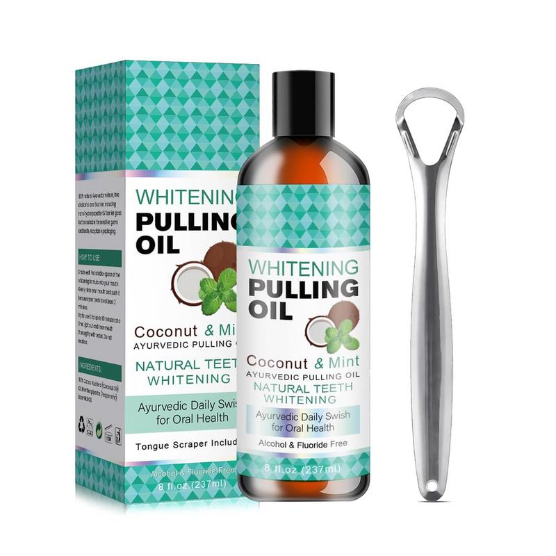 Coconut Oil Pull - 237mL Oral Rinse Mouthwash Alcohol Free