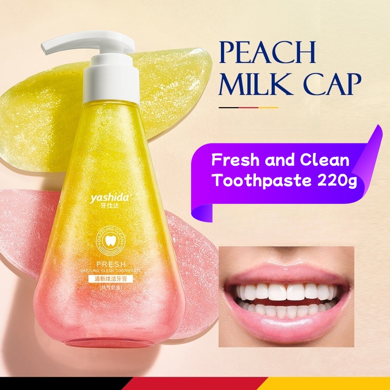 Teeth Whitening Youtube - 220G/Tube Lactobacillus Whitening Toothpaste, Deeply Cleans