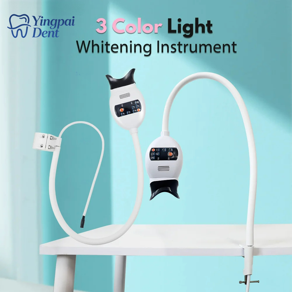 Teeth Whitening Clinic - Adjustable 3 Colors LED Teeth Whitening