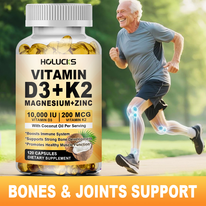 Coconut Oil Pull - Vitamin D3 K2 Capsule, with Coconut