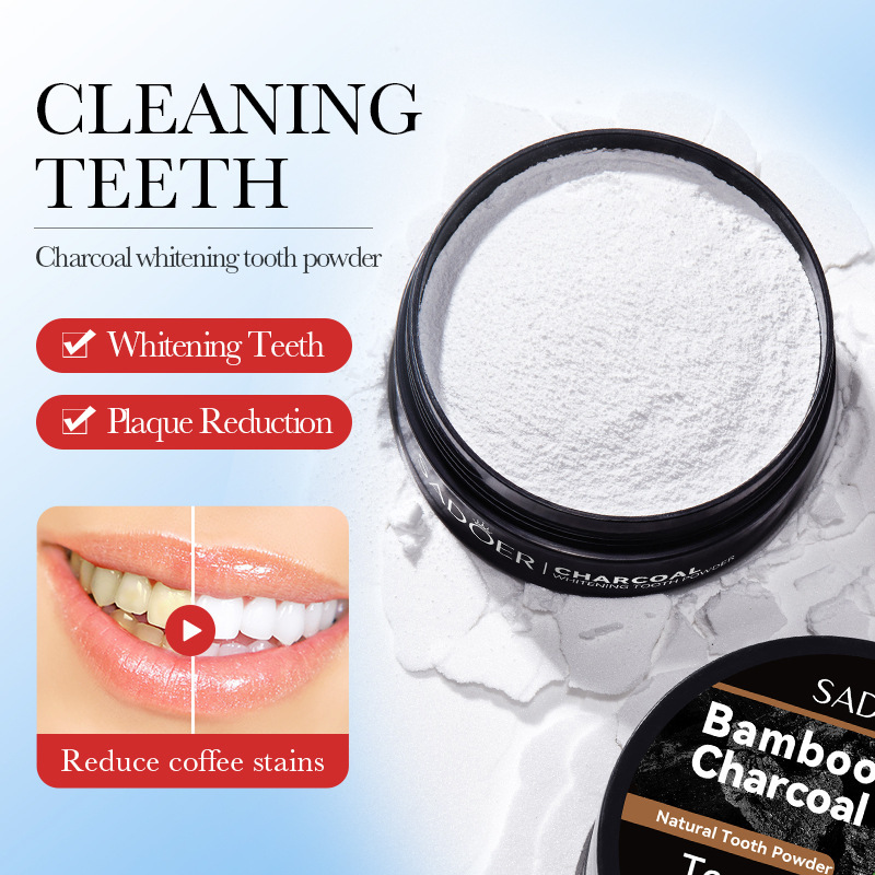 60g Tooth Whitening Powder Act - Teeth Whitening Charcoal Powder 评论和价格