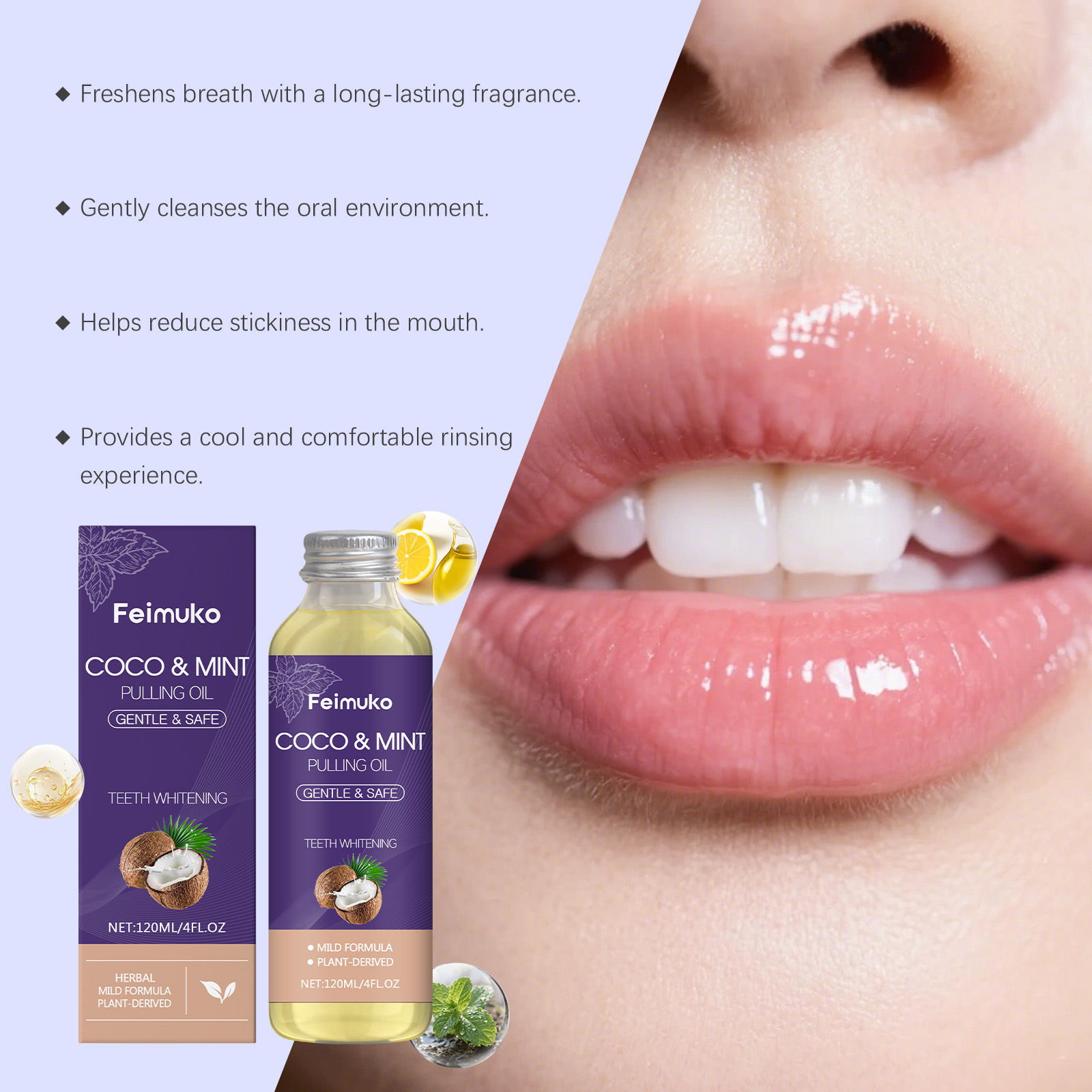 Coconut Oil Peppermint Pulling - Coconut Oil Pull 评论和价格