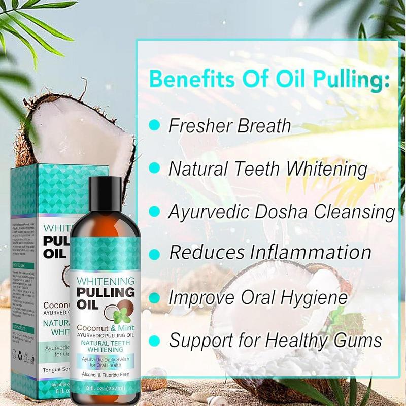 237mL Oral Rinse Mouthwash Alc - Coconut Oil Pull 评论和价格