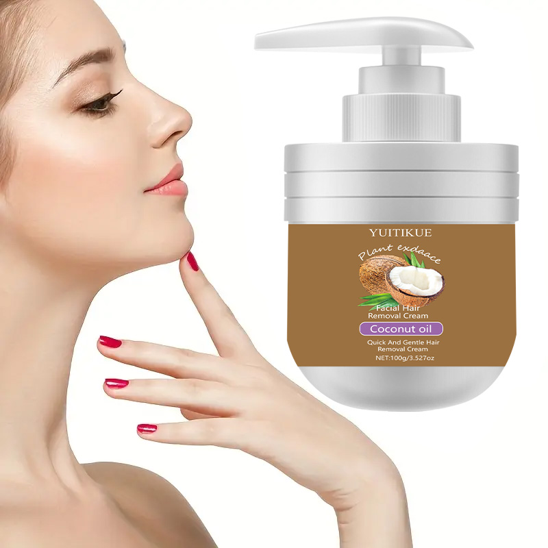 Facial Hair Removal Cream 100g - Coconut Oil Pull 评论和价格