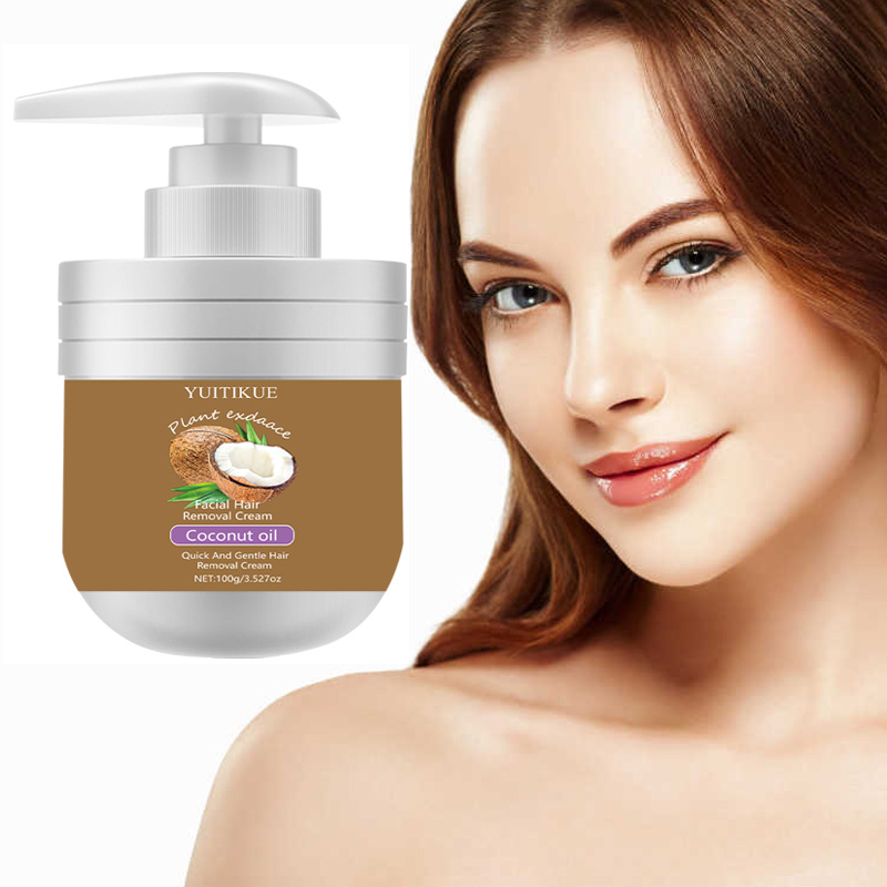Facial Hair Removal Cream 100g - Coconut Oil Pull 评论和价格