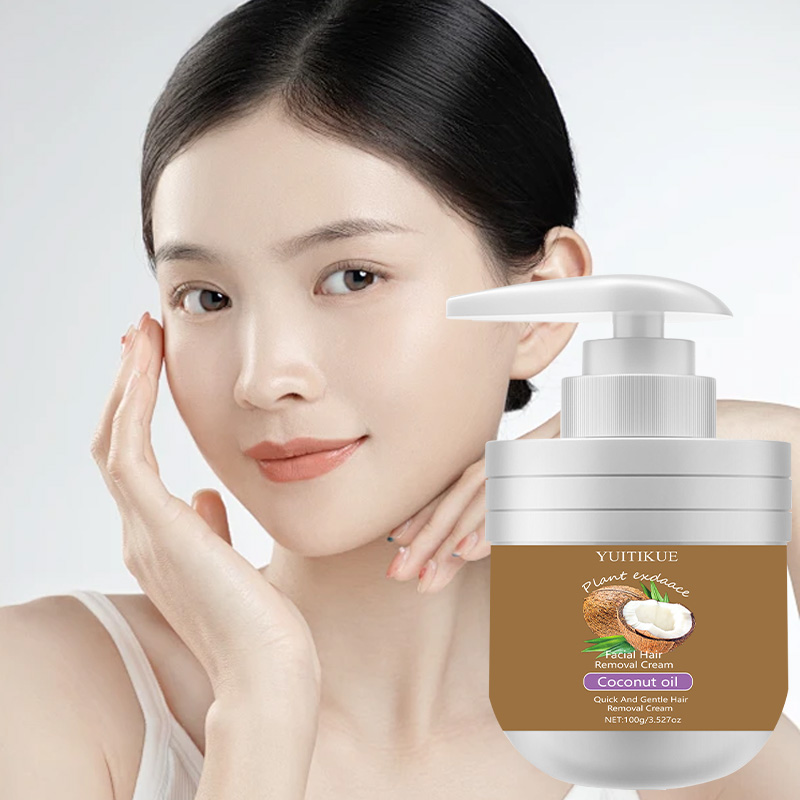 Facial Hair Removal Cream 100g - Coconut Oil Pull 评论和价格