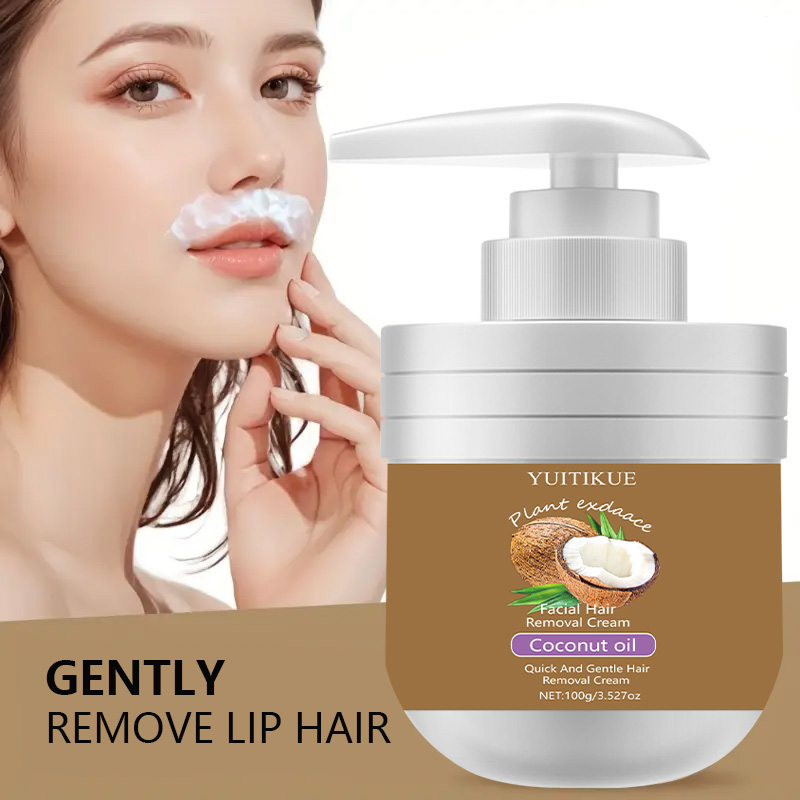 Facial Hair Removal Cream 100g - Coconut Oil Pull 评论和价格