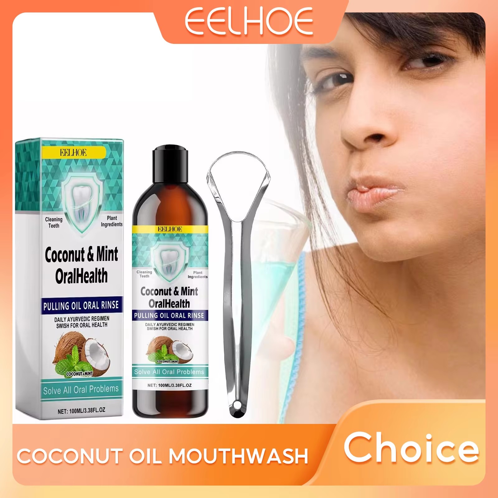 EELHOE Mint Coconut Oil Pullin - Coconut Oil Pull 评论和价格