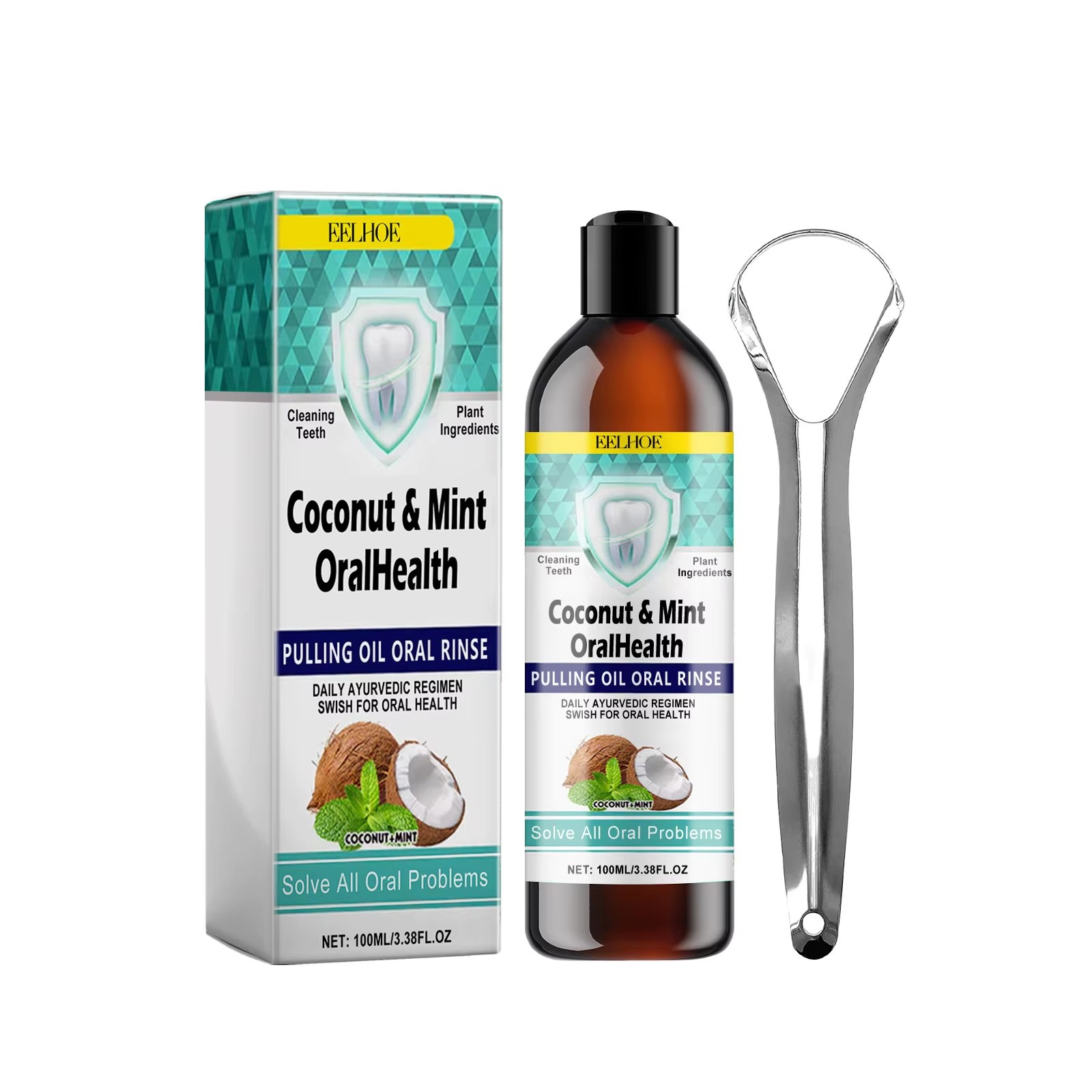 EELHOE Mint Coconut Oil Pullin - Coconut Oil Pull 评论和价格