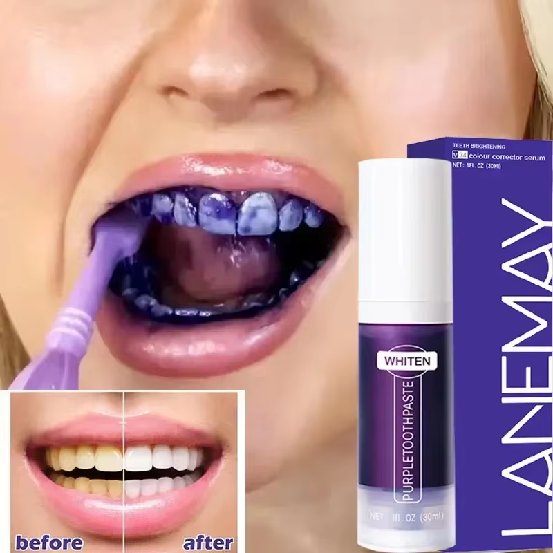 V34 Purple Teeth Whitening Too - Teeth Whitening Charcoal Powder 评论和价格