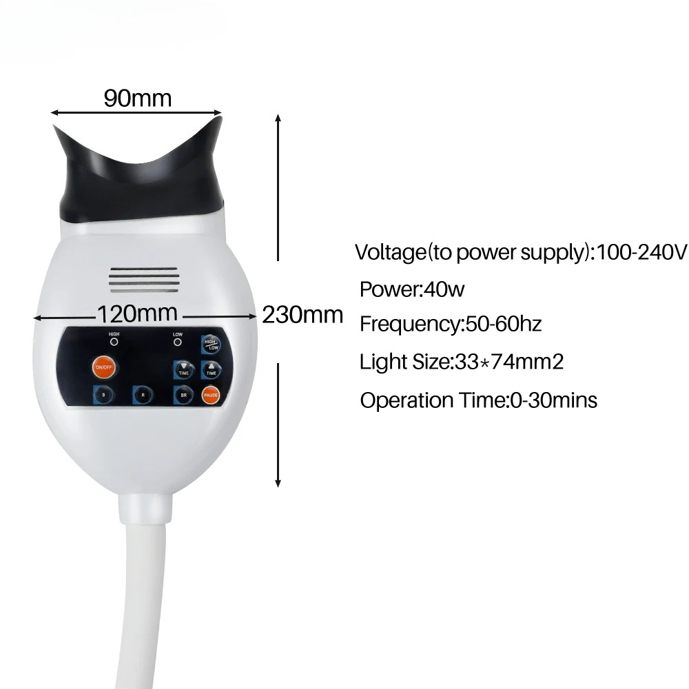 Adjustable 3 Colors LED Teeth  - Teeth Whitening Clinic 评论和价格