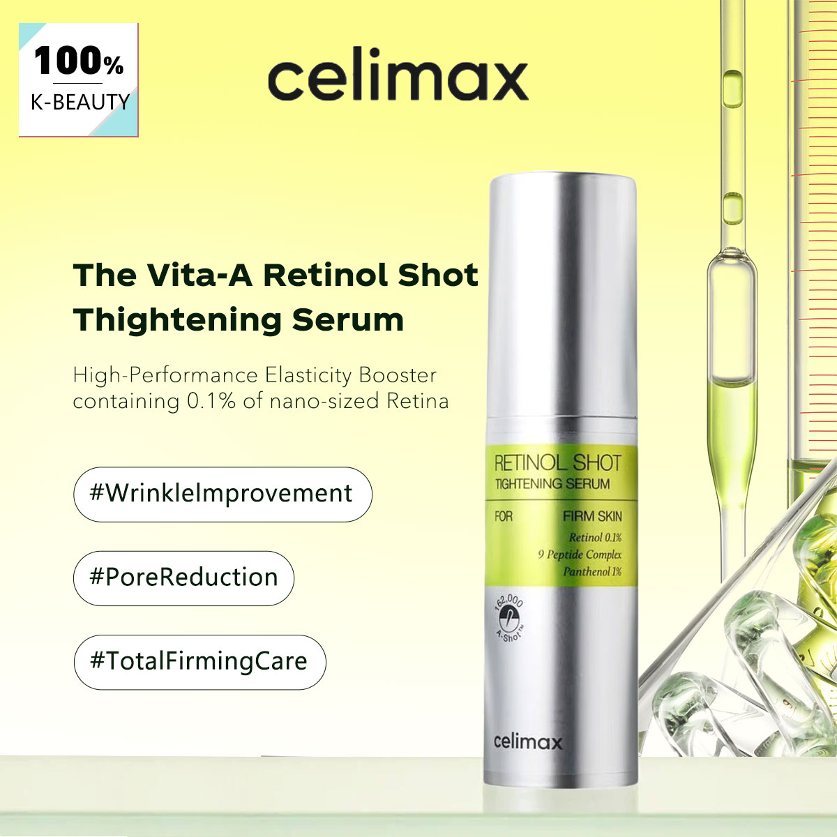 Celimax THE VITA-A RETINOL SHO - The Ordinary Serum Hyaluronic Acid 评论和价格