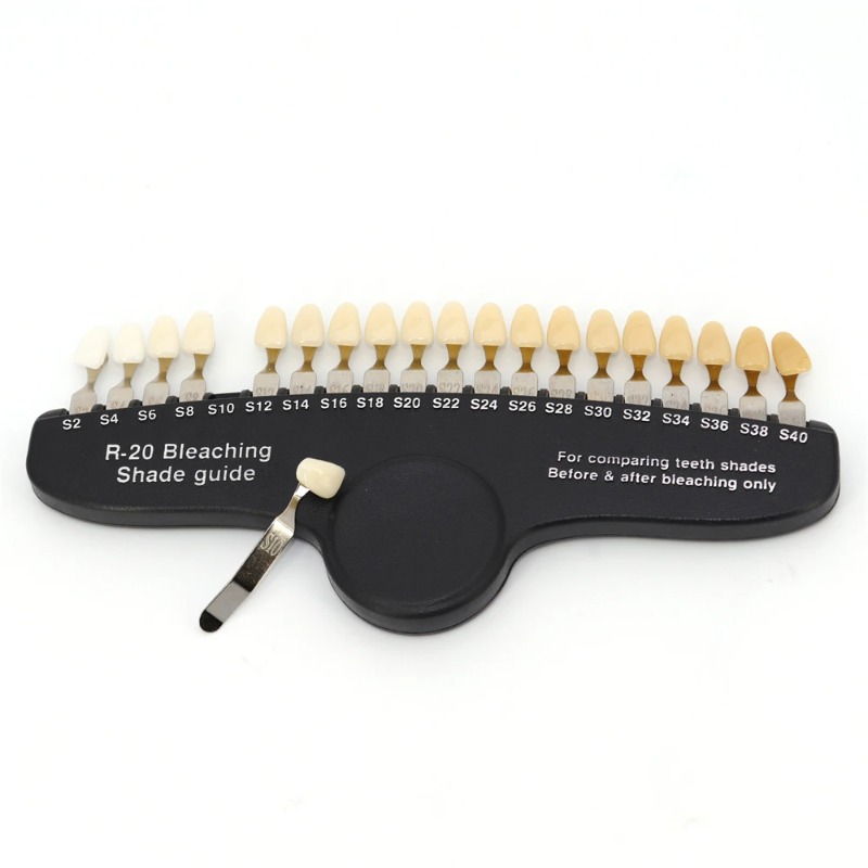 20/27 Colors 3D Dental Lab Ble - Teeth Whitening Shade Guide 评论和价格