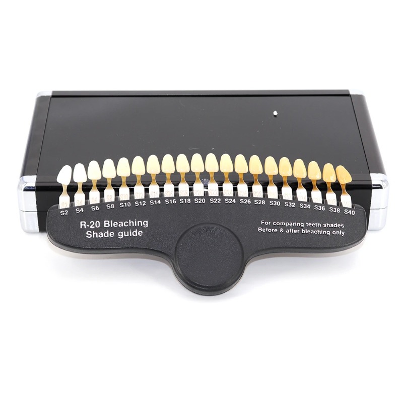 20/27 Colors 3D Dental Lab Ble - Teeth Whitening Shade Guide 评论和价格
