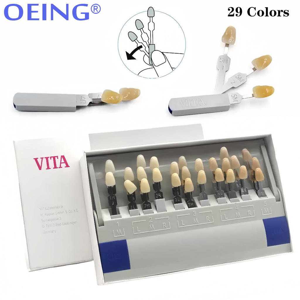 29/16 Colors Teeth Shade Guide - Teeth Whitening Shade Guide 评论和价格