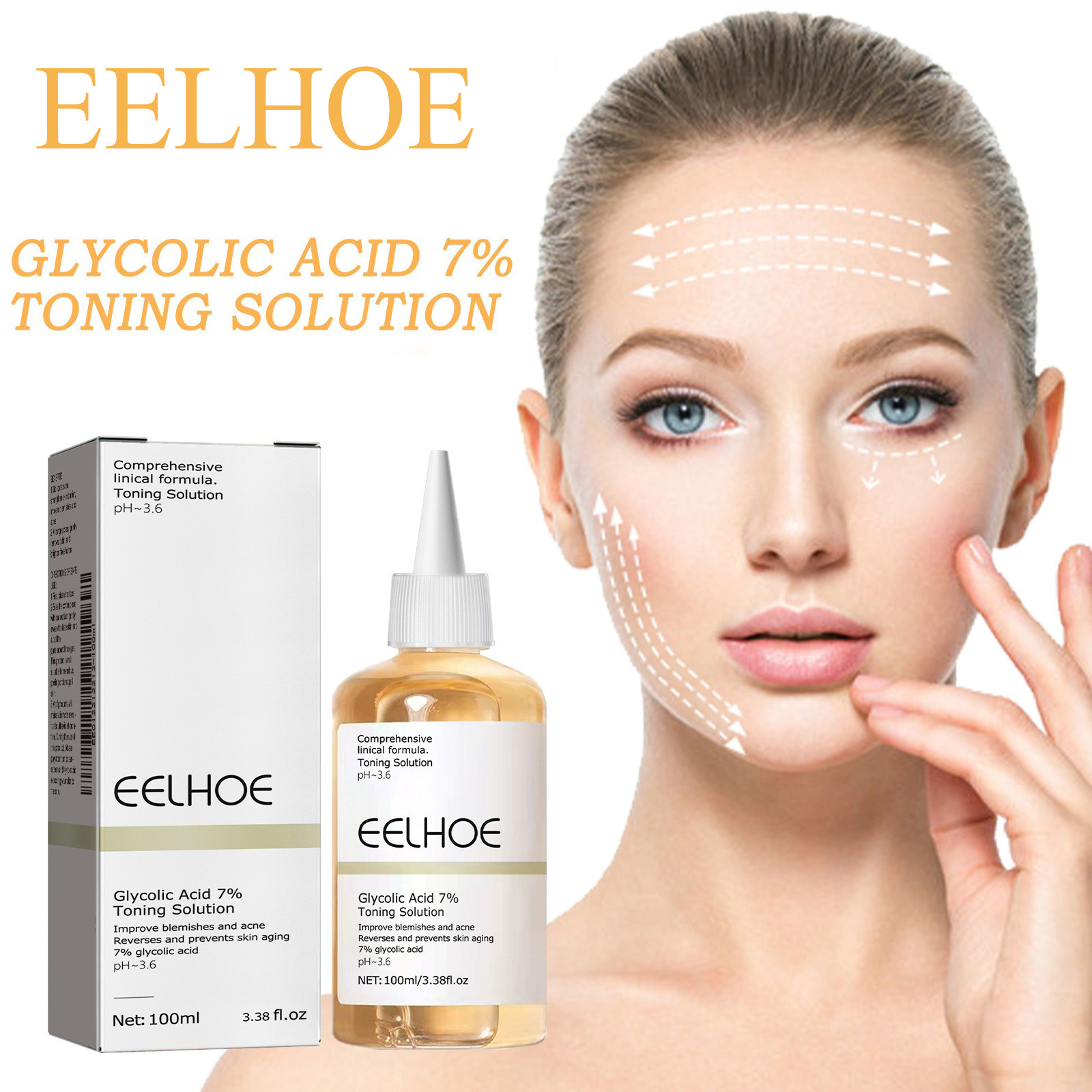 Glycolic Acid 7% Toning Soluti - The Ordinary Serum Hyaluronic Acid 评论和价格