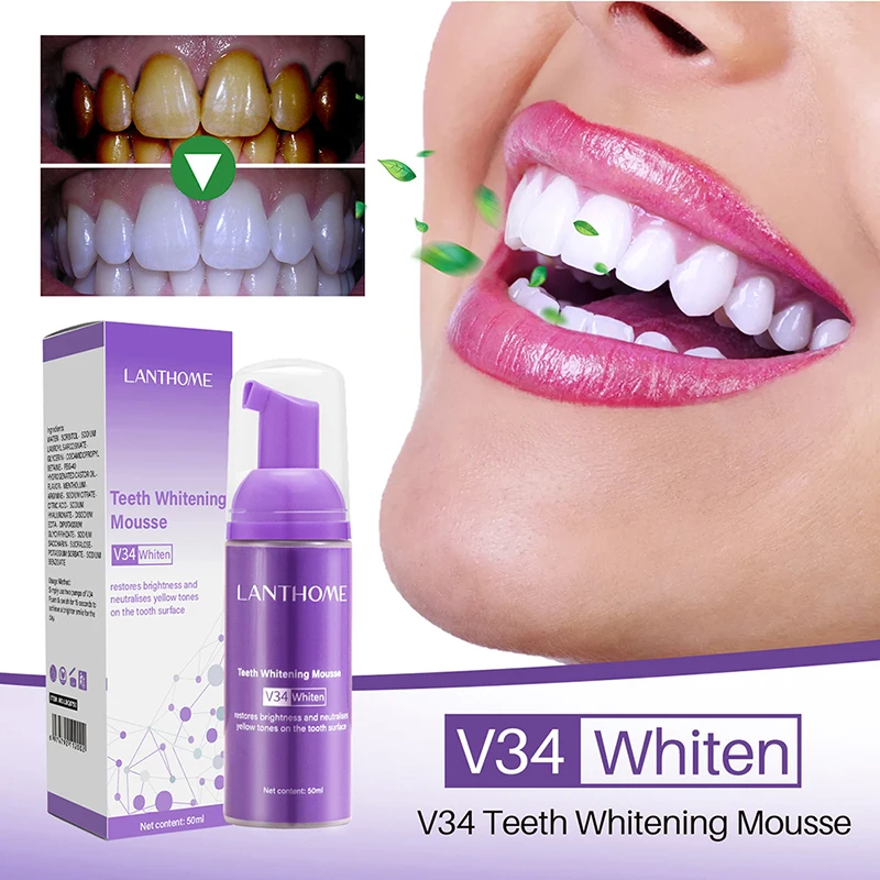 Mousse V34 Toothpaste Teeth Cl - Teeth Whitening Charcoal Powder 评论和价格